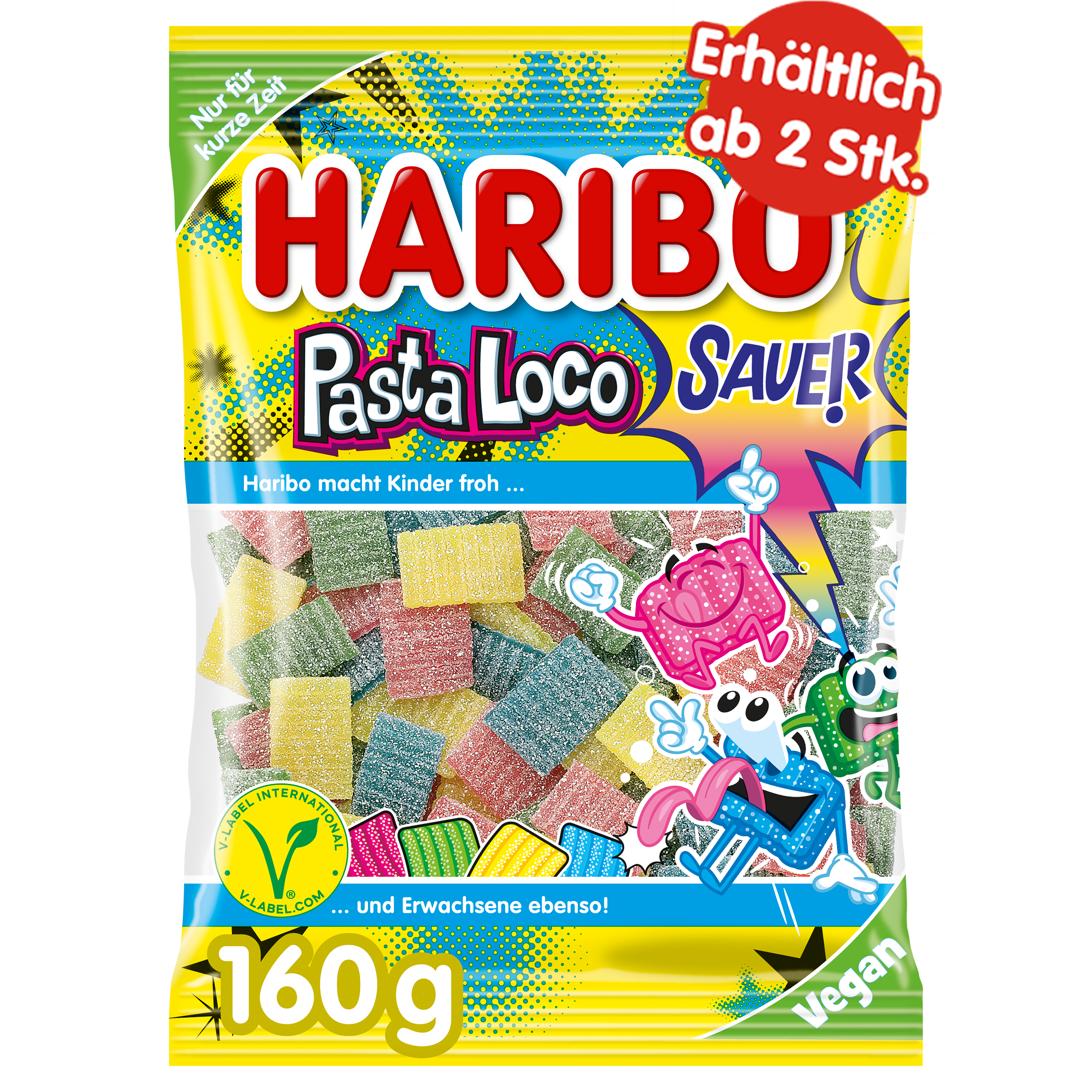 Haribo Pasta Loco zuur vegan
